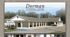 Desktop Screenshot of dormanfuneralhome.com