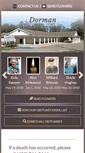 Mobile Screenshot of dormanfuneralhome.com